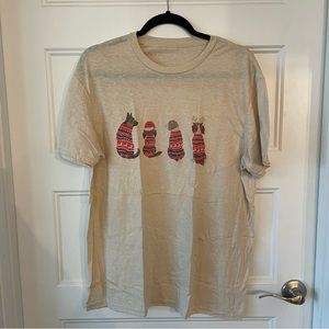 NWOT Christmas Dogs T-Shirt